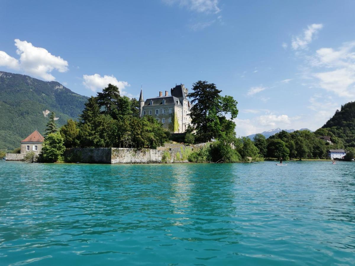 La Baie Des Voiles ,Vue Lac D'Annecy ,Plage Privee Duingt Exterior photo
