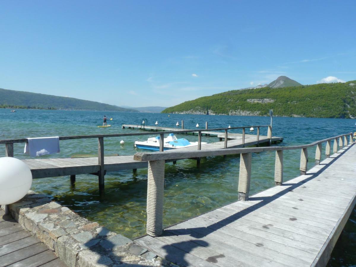 La Baie Des Voiles ,Vue Lac D'Annecy ,Plage Privee Duingt Exterior photo