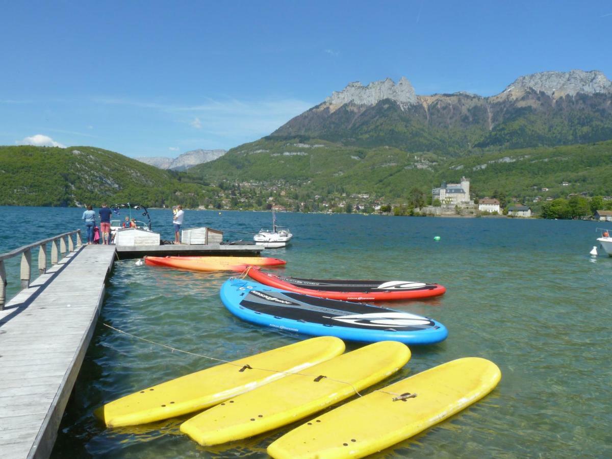 La Baie Des Voiles ,Vue Lac D'Annecy ,Plage Privee Duingt Exterior photo
