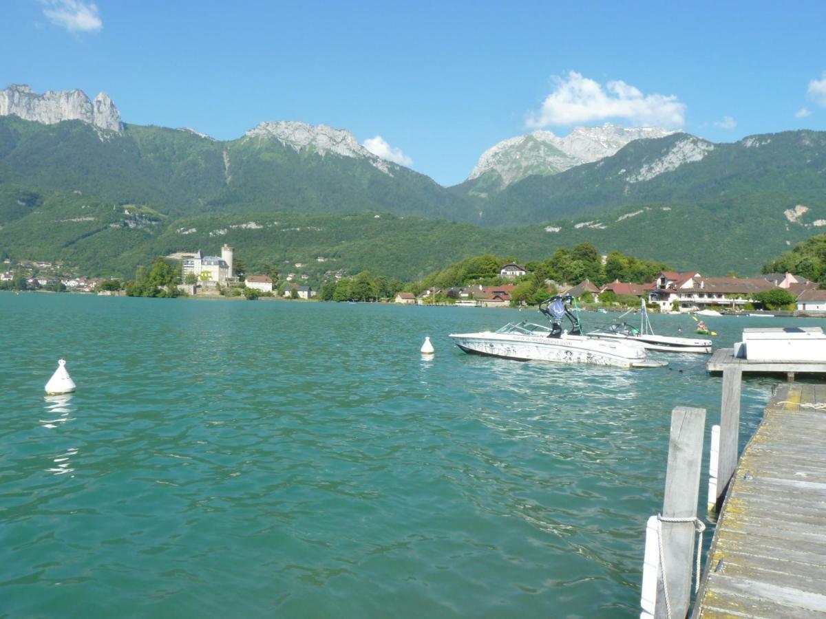 La Baie Des Voiles ,Vue Lac D'Annecy ,Plage Privee Duingt Exterior photo