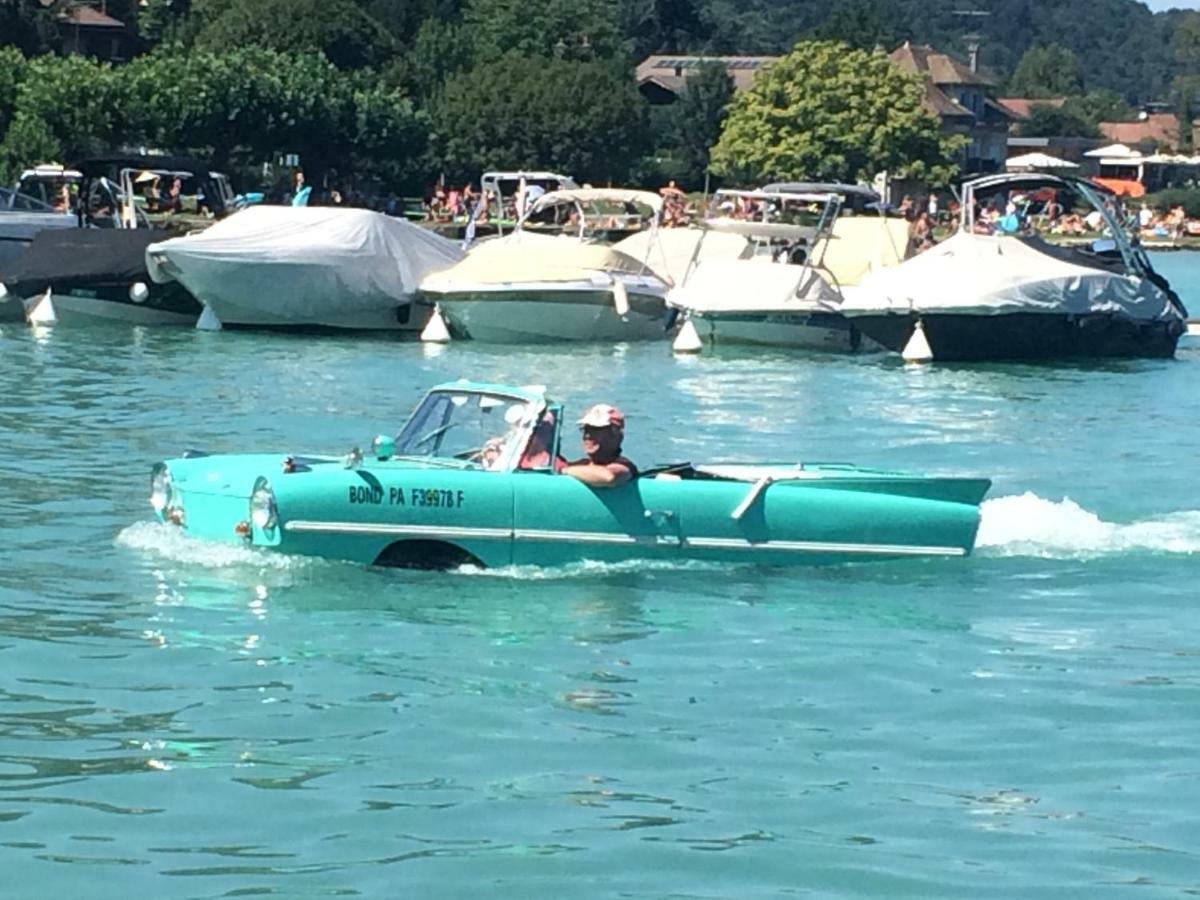 La Baie Des Voiles ,Vue Lac D'Annecy ,Plage Privee Duingt Exterior photo